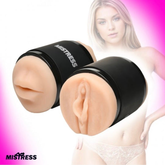 Double Shot Mouth and Pussy Stroker